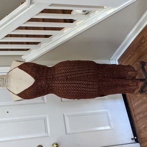 1990s crochet dress